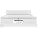 Struttura Letto Pouf con Materasso 200x200 cm Similpelle - Foto miniatura 8