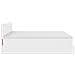 Struttura Letto Pouf con Materasso 200x200 cm Similpelle - Foto miniatura 9