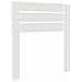 Testiera con testiera Bianco 90 cm Legno multistrato - Foto miniatura 6