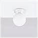 Lampada Da Soffitto Zori Bianco Ip44 Sl. 1904 - Minimalist Lampada A Soffitto Bianco 12x12x16 Cm - Foto miniatura 3