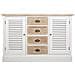 Credenza In Legno Bianco 124x40x80h - Foto miniatura 2