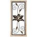 Decorazione In Metallo 3d Fiori 48-marrone-metallo-26x2,5x60 Cm - Foto miniatura 1