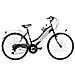 Bici Da Donna Mountain Bike 26 Mtb Lincy Bicicletta Ly26c6v Con Cambio 6v Completa Di Accessori Con Luci A Led - 46 Nero Argento - Foto miniatura 1