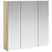 Mobiletto per specchio da bagno Rovere Sonoma 70 x 14,5 x 70 cm - Foto miniatura 1