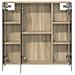 Mobiletto per specchio da bagno Rovere Sonoma 70 x 14,5 x 70 cm - Foto miniatura 6