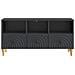Mobile TV Nero 102 x 34,5 x 50 cm Legno ingegnerizzato - Foto miniatura 4