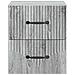 Mobiletto da notte a muro 2 pcs Grigio Sonoma 34,5 x 33 x 40 cm - Foto miniatura 5