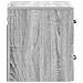 Mobiletto da notte a muro 2 pcs Grigio Sonoma 34,5 x 33 x 40 cm - Foto miniatura 6