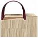 Letto alto per bambini con scrivania 3 pz Rovere Sonoma e Rosso - Foto miniatura 7