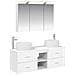Set di mobili per il bagno 4 pcs Bianco - Foto miniatura 1