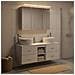 Set di mobili per il bagno 4 pcs Bianco - Foto miniatura 2