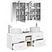 Set di mobili per il bagno 4 pcs Bianco - Foto miniatura 3
