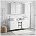 Set di mobili per il bagno 4 pcs Bianco - Foto miniatura 4