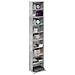 Mobile per CD Grigio Cemento 33 x 23,5 x 175 cm - Foto miniatura 3
