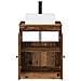 Set di mobili per il bagno Legno antico Legno ingegnerizzato - Foto miniatura 2