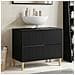 Armadio per Lavabo da Bagno ARNHEM Nero 82 x 41 x 59 cm - Foto miniatura 2
