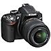 D3200 Nero Kit 18-55 VR + 55-200 VR + SD Lexar 8 GB Sensore CMOS Risoluzione 24,2 Mpx Display 3" Filmati Full HD - Foto miniatura 4