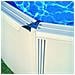 Piscina Tonda Atlantis, Liner Blu 40/100, Filtro Sabbia, Struttura Acciaio Ø350xh. 132 Cm - Foto miniatura 7