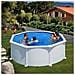 Piscina Tonda Atlantis, Liner Blu 40/100, Filtro Sabbia, Struttura Acciaio Ø350xh. 132 Cm - Foto miniatura 1
