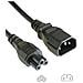 Cavo Alimentazione Connettori C14 Maschio C5 Femmina Mt 1,80 - Foto miniatura 1