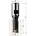 Fresa X Elettrofrese Z2 Hw S=m10x1.5 D=16x25x52 Dx 173.160.11 - Foto miniatura 1