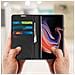 Custodia Samsung Galaxy Note 9 In Pelle Portafoglio Funzione Supporto Nero - Foto miniatura 3