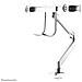 NM-D775DXWHITE Supporto da Scrivania con Maniglia e Molla a Gas per Schermi LCD /LED /TFT fino a 32" Colore Bianco - Foto miniatura 1