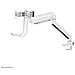 NM-D775DXWHITE Supporto da Scrivania con Maniglia e Molla a Gas per Schermi LCD /LED /TFT fino a 32" Colore Bianco - Foto miniatura 3