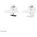 NM-D775DXWHITE Supporto da Scrivania con Maniglia e Molla a Gas per Schermi LCD /LED /TFT fino a 32" Colore Bianco - Foto miniatura 6
