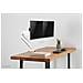 NM-D775DXWHITE Supporto da Scrivania con Maniglia e Molla a Gas per Schermi LCD /LED /TFT fino a 32" Colore Bianco - Foto miniatura 9