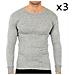 Intimo Abanderado 0808 Pack 3 L / s Abbigliamento Uomo 60 - Foto miniatura 1