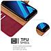 Custodia Compatibile Con Samsung Galaxy A3 2017 In Rosso Vinaccia - Coperchio Protettiva Con Chiusura Magnetica, Funzione Stand E Tasca Per Le Carte - Foto miniatura 7