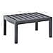Tavolo Da Salotto Per Giardino Antracite 78x55x38 Cm Plastica - Foto miniatura 2