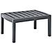 Tavolo Da Salotto Per Giardino Antracite 78x55x38 Cm Plastica - Foto miniatura 1