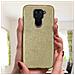Cover Xiaomi Redmi Note 9 Semi-rigida Con Paillette Amovibili Oro - Foto miniatura 5