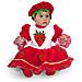 Costume Fragolina Neonato Taglia 7/9 Mesi Vestito Carnevale Pegasus - Foto miniatura 1