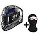 Shark Casco Integrale Skwal 2 Hallder + Passamontagna - Antracite Blu - Foto miniatura 1