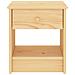 Comodino Naturale 35x30x40 cm in Legno Massello di Pino - Foto miniatura 2