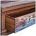 Tavolino Da Caff 80x50x40 Cm In Legno Massello Di Teak - Foto miniatura 7