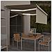 Tenda Automatica Parasole Sensore Vento E Led 4x3m Crema - Foto miniatura 4