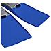 Long Blade Rubber Fins 41/42 Blu - Foto miniatura 2