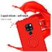 Custodia Compatibile Con Huawei Mate 20 In Liquid Rosso - Coperchio Protettivo In Silicone Tpu Flessibile Con Anello - Foto miniatura 3
