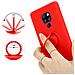 Custodia Compatibile Con Huawei Mate 20 In Liquid Rosso - Coperchio Protettivo In Silicone Tpu Flessibile Con Anello - Foto miniatura 6