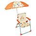 Sedia Da Campeggio Pieghevole Con Ombrellone Fruity's - H. 38,5 X L. 38,5 X P. 37,5 Cm + Ombrellone Ø 65 Cm - Per Bambini - Foto miniatura 1