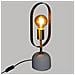 Lampada Da Tavolo Edi, Altezza 44 Cm, Cornice Oro - Foto miniatura 2
