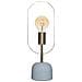 Lampada Da Tavolo Edi, Altezza 44 Cm, Cornice Oro - Foto miniatura 5