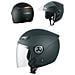 Casco Jet Visiera Scooter Moto Quad Omologato Ece 22 05 Nero Satinato M - Foto miniatura 1
