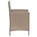 Sedie Da Giardino Con Cuscini 4 Pz In Polyrattan Beige - Foto miniatura 4