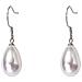 Orecchino Di Perla A Forma Di Goccia Vintage In Argento Sterling 925 Silver - Foto miniatura 1