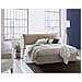 Letto Matrimoniale Clio, Letto Contenitore Sfoderabile Con Testiera E Giroletto Contenitore Imbottiti, 100% Made In Italy, Adatto Per Materasso 160x190 Cm, Beige - Foto miniatura 1